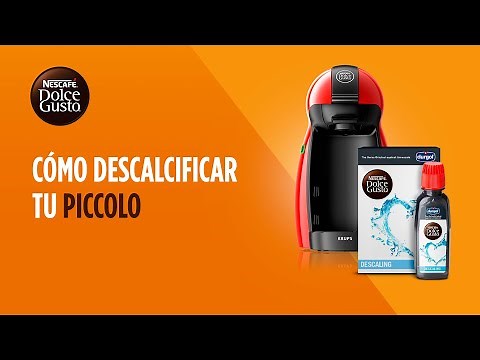 Cómo descalcificar tu cafetera manual Piccolo | NESCAFÉ Dolce Gusto