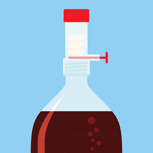 Mentos Explosion Experiment from Science-U @ Home