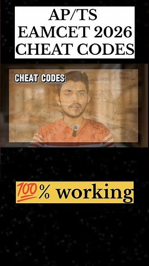Stop This Mistake 😳 EAMCET 2026 Cheat Codes