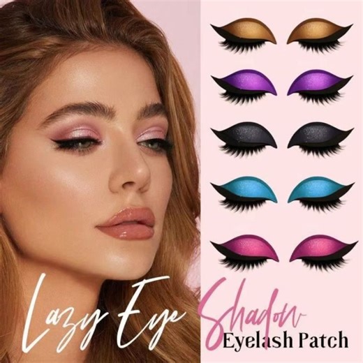 HESSIN 2 Pairs Self-Adhesive Lazy Eyeshadow Eyelash Patch Reusable Quick Makeup Waterproof Eyeliner Sticker Makeup Helper Time-Saving 3-in-1 Eye Makeup Sticker Daily Use | Lazada PH