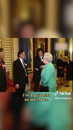 Eric Clapton, Brian May, Jimmy Page Meet Queen Elizabeth II