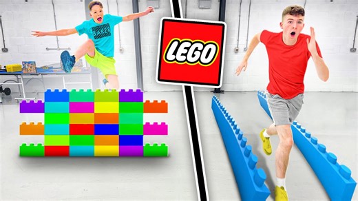 Impossible LEGO Olympics challenge with my little brother
