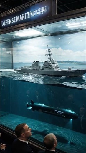 Stealth Destroyer vs Underwater Drone – Naval Power Like Never Before!#NavalPower#DefenseExpo