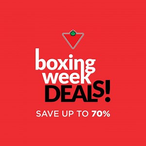 Shop our incredible Boxing Week Deals this week at Canadian Tire! Save up to 70% on our top products Dec 26-Jan 2. | Canadian Tire