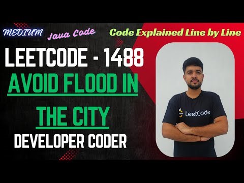 Avoid Flood in The City | LeetCode 1488 | Java Code | Developer Coder
