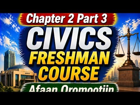 ‪@DirreeBarnootaa‬ Moral and Citizenship Chapter 2 Part 3 Afaan Oromoo tiin