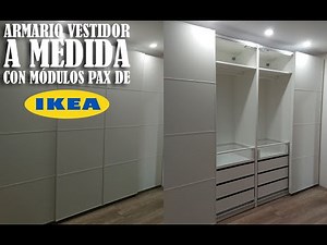 Ikea pax wardrobe assembly - Timelapse