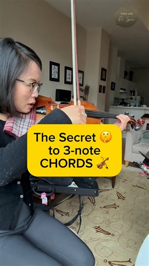 🎻Three-Note Chords require two of the ✨Four ‘C’s of Bow Technique✨ that I teach: 🔵 C = Contact (The bow grabs the bottom two strings first) 🟢 C = Control (Bow Division: 5% 95%) Give it a try! It will help avoid the crushing and crunching 😣 of chords! 📣Sign up for my FREE workshop: 📆SUNDAY, NOVEMBER 23, 2025 🕰️1:00-2:30pm ET 🎻Violin Orchestral Excerpts Masterclass - Mozart 39 & Brahms 4 [LINK IN BIO 🔗] Or visit: Https://lynnkuo.com/auditionclass #violinist #violinteacher #violinlessons #