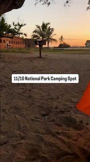 Everything you NEED to know about camping in Dry Tortugas National Park👇⛺️ #shorts