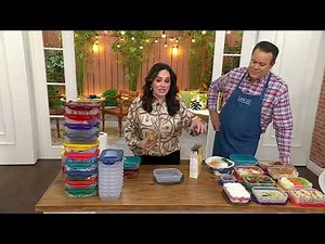 LocknLock Set of 10 Multi-Color Nesting Rectangle Set on QVC