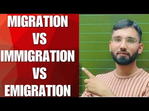 Learn the difference in Migrate, Emigrate, Immigrate( Migration Vs Immigration Vs Emigration )