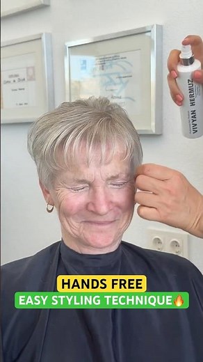 HANDS FREE EASY STYLING TECHNIQUE PIXIE HAIRCUT: Complete Tutorial Linked Below! 🔥🔥🔥