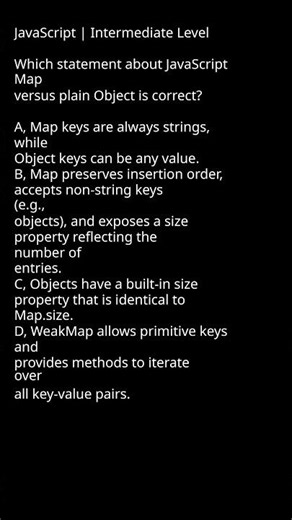 JavaScript Map vs Plain Objects #javascripttutorial #programmingtips #debugginghelp