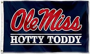 College Flags & Banners Co. Ole Miss Hotty Toddy Large Grommet Banner Flag