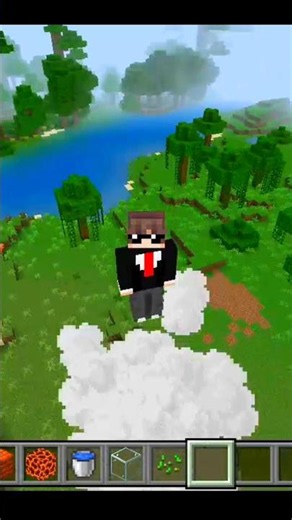 The Easiest Minecraft Volcano Tutorial 😲 #shorts