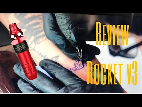REVIEW maquina de tatuar CHINA// Rocket V3//Tatuaje estilo MANGA