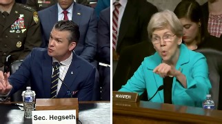 'I Know That You Heard My Question!': Elizabeth Warren Humiliates Pete Hegseth, Calls Him Out For Dodging Her Questions In Heated Exchange