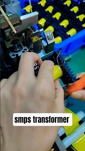 how to work transformer coper winding machine? #transformers #automation #satisfying #diyelectronics