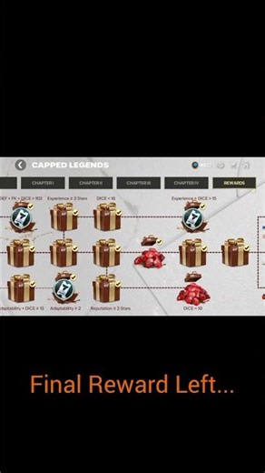 Rewards Chapter Complete 🔥😎🔥 #fcmobile #cappedlegends #easports #phonkmusic