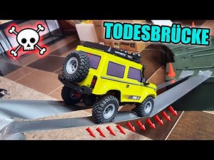 Will the new MINI CRAWLER survive the BRIDGE OF DEATH with a 30° TILT ANGLE?