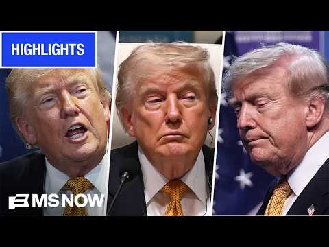 Insulting allies, plane swap, Iran ceasefire: Trump's frenzied NATO summit visit | MS NOW Highlights