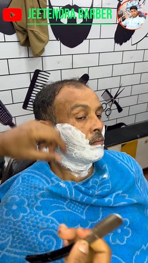 189K views · 2.4K reactions | Clean shave best tutorial video #viral #viralreels #reels #instareels #viralpost #barbar #वायरल #hairstyle #facebook | Jeetendra Kumar | Facebook