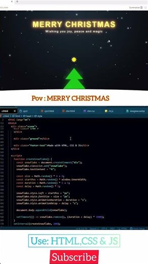 Pov : Merry Christmas { Comment "Merry" for source code }