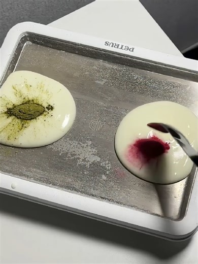 How to Make Frozen Two-Color Yogurt Dessert