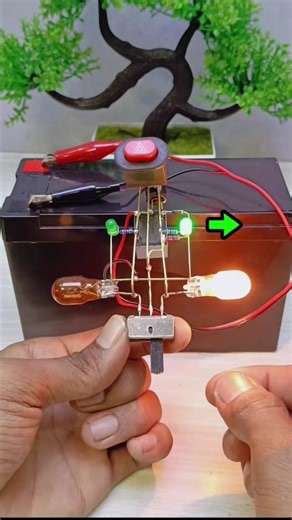 a vehicle turn signal and hazard light wiring circuit #automobile #wiringdiagram #foryou #depending