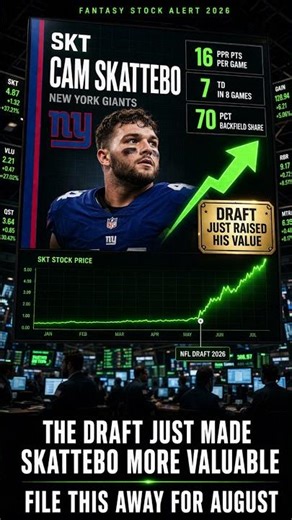 The NFL Draft Just Made Cam Skattebo More Valuable