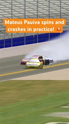 THE 32 CRASHES!!! #nascar #automobile #racing #gaming #race #nr2003 #shorts #crash #motorsport