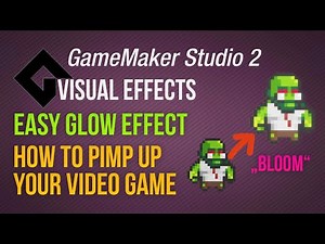 Gorgeous glow/bloom effect the easy way [GameMaker Studio 2 | Vfx]