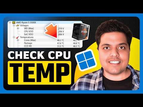 How To Check CPU Temperature in Windows 11 - Quick Method