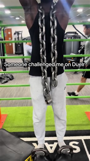 Someone challenged me on Duelr. They said men can't do this. I added 36kg and proved them wrong 😭 Think you can beat me? Download from the link in bio 👇 #DuelrChallenge #Duelr #PullUpChallenge #mencantdothis #FitnessChallenge