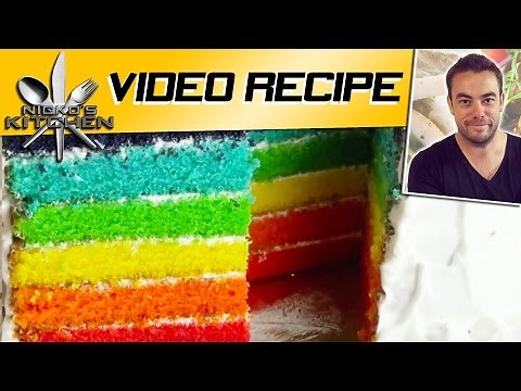 How to make a Rainbow Cake