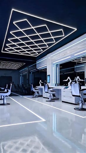 Lighting sets the mood—so why keep it basic? Choose from hundreds of our premium LED lighting systems or customize your own. Pick the color, shape, size, and style that fits your barbershop perfectly. Clean look, strong vibe, zero delays. #BarberLighting #BarbershopDesign #ModernBarbershop #BarberSetup #LEDLighting | John Barber & Sons