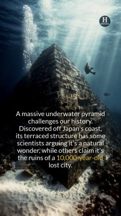 5.7K views · 51 reactions | Is this massive underwater ruin in Japan man-made or a trick of nature? #ancienthistory #archaeology #discovery | Histora | Facebook