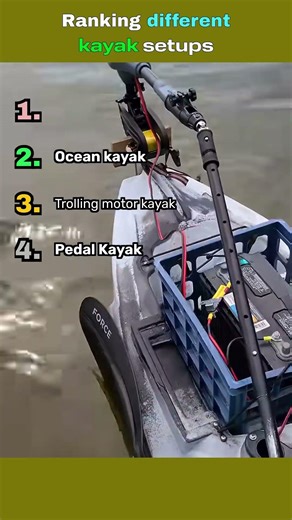 Kayak setups #outdoors #kayaking #fishing