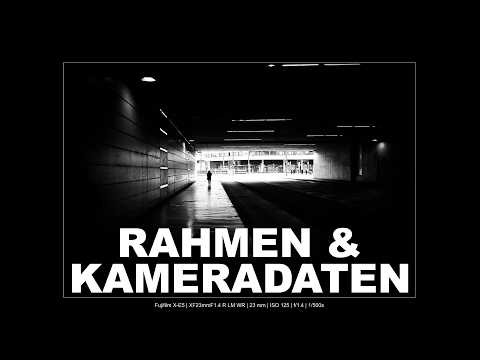 Bilder aufwerten: Rahmen generieren & Kameradaten sichtbar machen