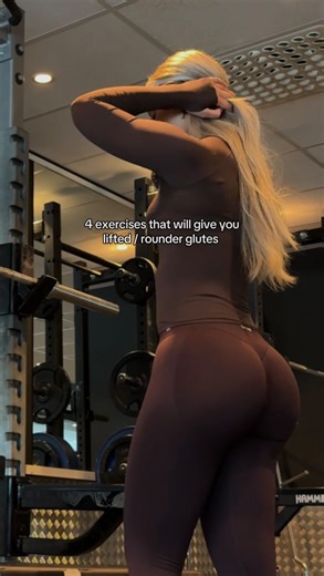 ERMIRA LIKA on Instagram: "Don’t neglect these 4 exercises if you want to build some serious glutes 🤎🗣️ wearing @dfyne.official ~ discount ERMIRA 🫶🏼 1. Heavy hip thrusts 2. Step ups 3. Bulgarian split squats 4. Hip abductions - focus on getting stronger and adding weight over time in each exercise = progressive overload is the key 🔑 wearing impact leggings in espresso and defy long sleeve in umber (size small) #gluteworkout #glutegrowth #gymgirl #dfyne #fy