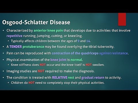 Osgood-Schlatter Disease