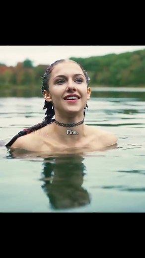 Amber Swimming in Lake Movie: Suspenseful Backstroke Scene