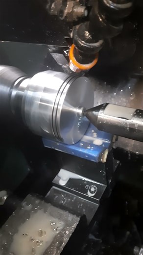 turning process of compressor piston #short#video#piston