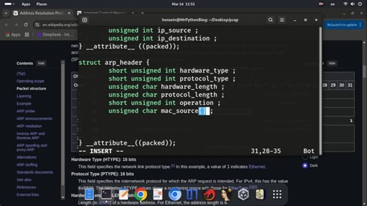 آموزش کتابخانه PCAP در زبان C - قسمت 6 : کدگشایی ARP و ICMP