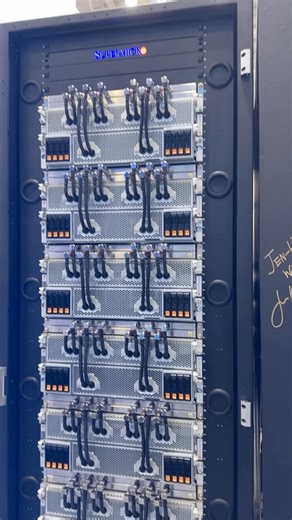 Liquid cooling is on the minds of every infrastructure team that has to contend with the massive TDPs of GPU clusters. Supermicro has several liquid-cooled server options, they had an amazing stack on display at Computex. But it’s not just the hardware, management and visibility into the loop is critical too. Supercloud Composer is Supermicro’s way of aggregating all of the critical data of the entire liquid-cooling estate. #ai #hpc #supermicro #liquidcooling #datacenter @supermicro_smci @nvidia