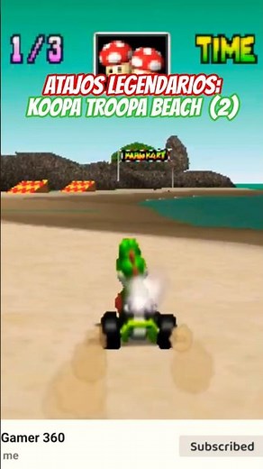 The Unknown Shortcut on Koopa Troopa Beach | Mario Kart 64 | Complete Walkthrough
