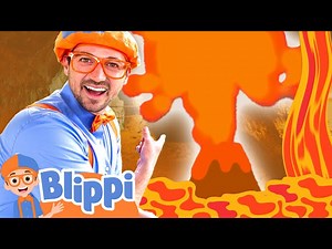 Blippi Goes Inside a Volcano to Explore Science! | Blippi - Learn Colors and Science - Videos For Kids