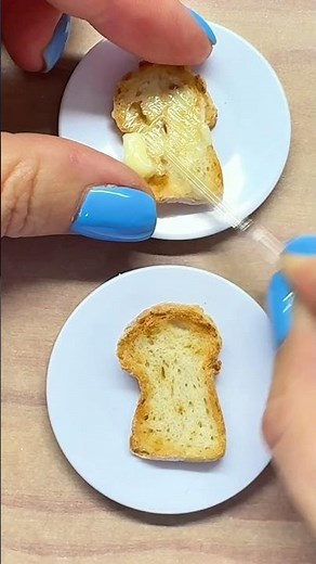 Bluey The Grannies Beans on Toast Mini Food Art! 🥫🍞 | Bluey #ytshorts