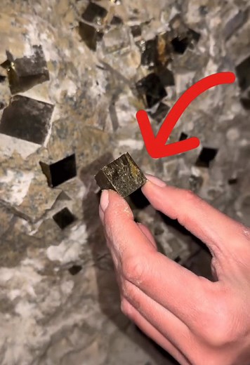 Descubrimiento Asombroso: Cubos Perfectos de Pirita, el “Oro de los Tontos”