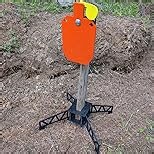 Ar500 Steel Targets for Shooting,Hostage Reactive Shooting Target 3/8" Thick with 3-in-1 Steel Targets Stand